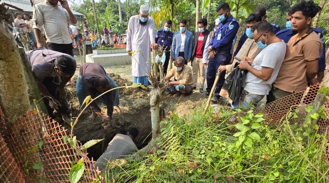 কবরে মিলল গুলি,শিবিরকর্মীর মরদেহ তোলা হলো ১১ বছর পর