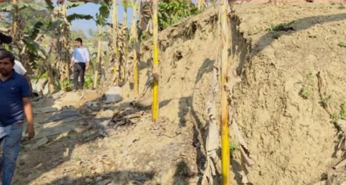 পাহাড়ের অবৈধ স্থাপনা উচ্ছেদ চট্টগ্রাম নগরীতে