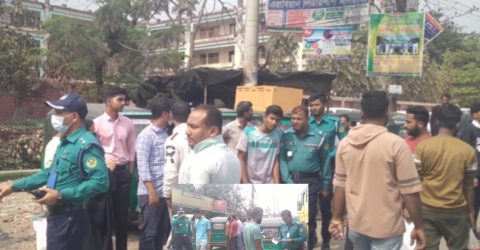 কাপ্তাই রাস্তার মাথায় ট্রাফিক পুলিশের ওপর অবৈধ সিএনজি চালকদের হামলা, ৫০ জনের বিরুদ্ধে মামলা
