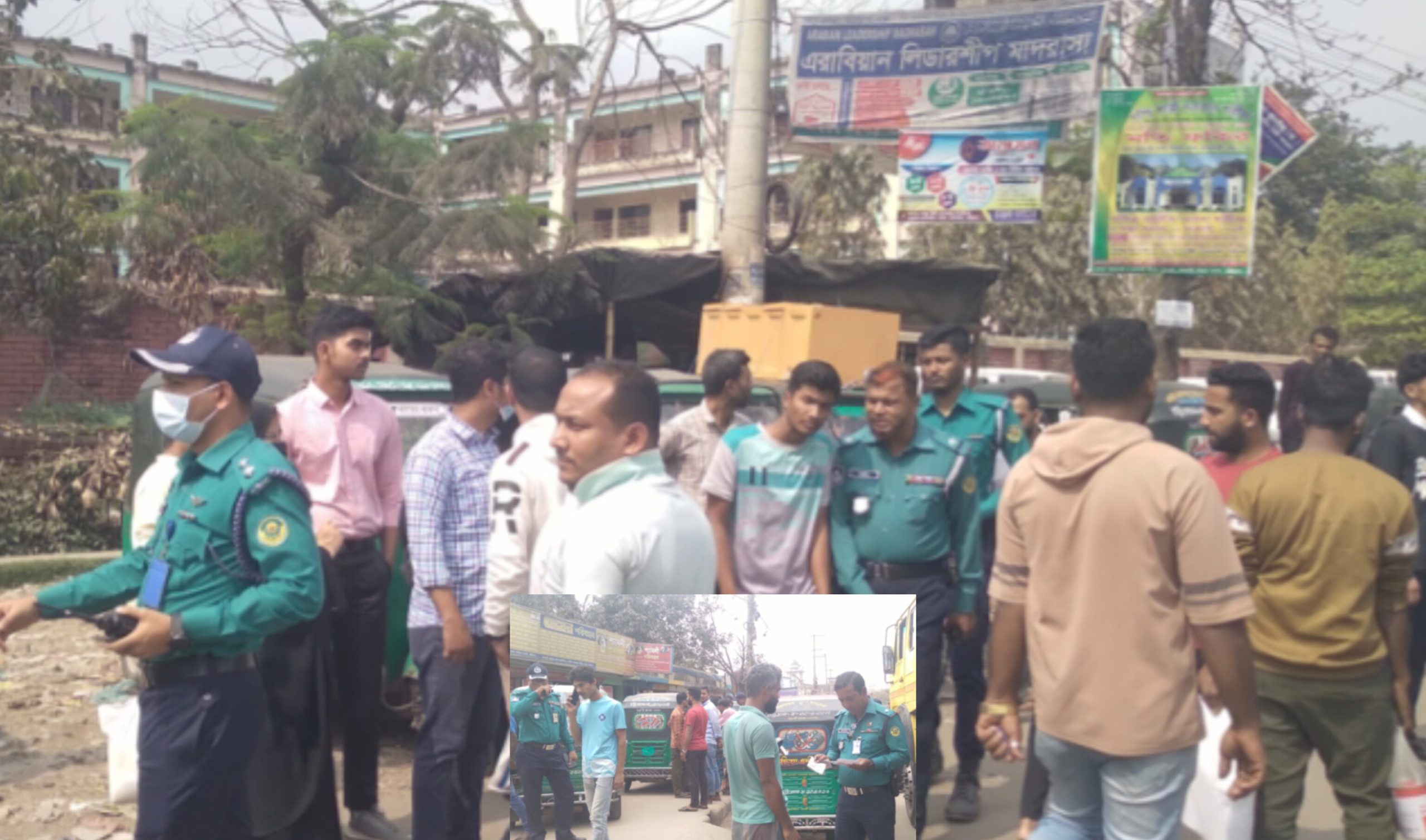 কাপ্তাই রাস্তার মাথায় ট্রাফিক পুলিশের ওপর অবৈধ সিএনজি চালকদের হামলা, ৫০ জনের বিরুদ্ধে মামলা